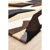 Lecce 1323 Brown White Grey Multi Colour Geometric Pattern Wool Runner Rug - Rugs Of Beauty - 7