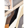 Lecce 1323 Brown White Grey Multi Colour Geometric Pattern Wool Runner Rug - Rugs Of Beauty - 5