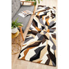 Lecce 1323 Brown White Grey Multi Colour Geometric Pattern Wool Runner Rug - Rugs Of Beauty - 2