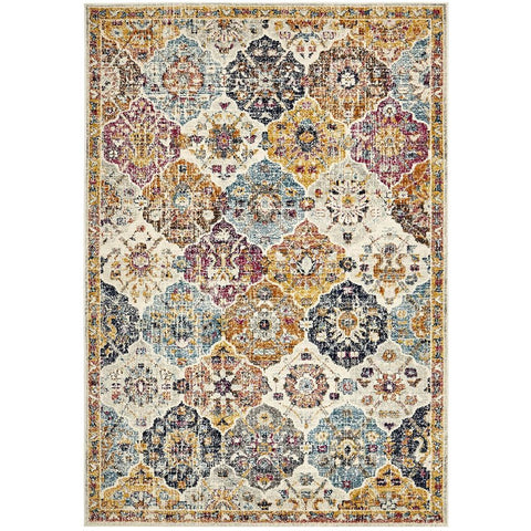 Adoni 151 Transitional Bohemian Multi Coloured Rug - Rugs Of Beauty - 1