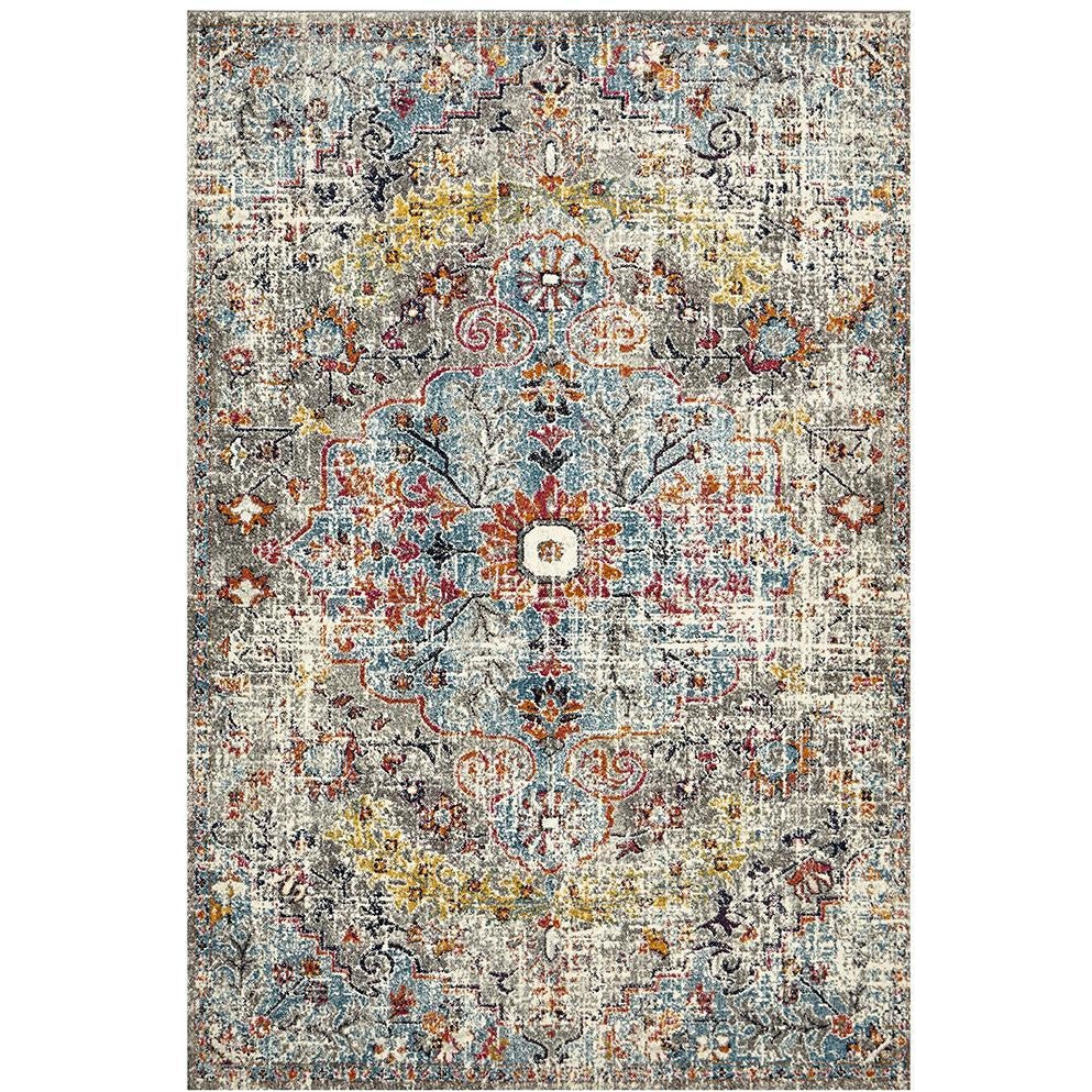 Adoni 153 Bohemian Multi Coloured Rug - Rugs Of Beauty - 1
