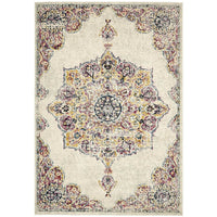 Adoni 154 Bohemian Bone Multi Coloured Rug - Rugs Of Beauty - 1