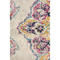 Adoni 154 Transitional Bohemian Bone Multi Coloured Rug - Rugs Of Beauty - 6