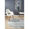 Adoni 155 Transitional Blue Round Rug - Rugs Of Beauty - 2