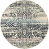 Adoni 155 Bohemian Blue Round Rug - Rugs Of Beauty - 1