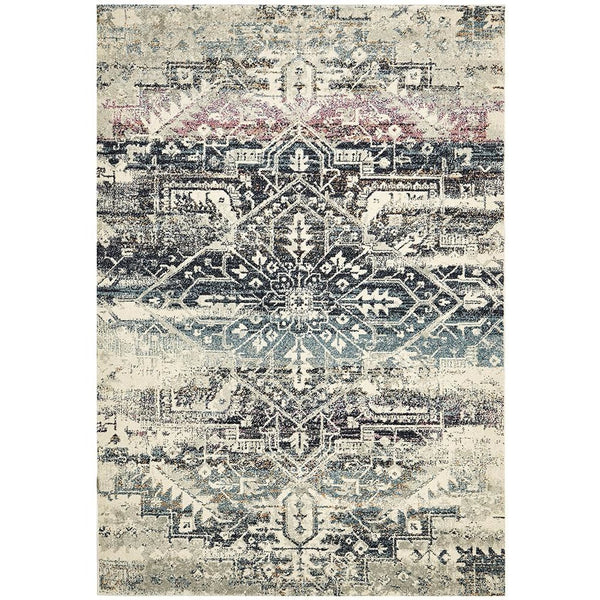 Adoni 155 Bohemian Blue Rug - Rugs Of Beauty - 1