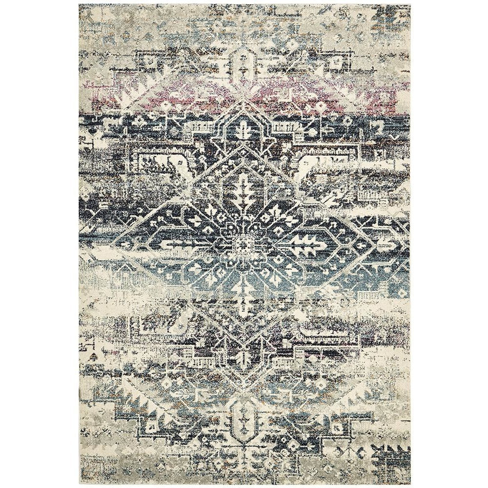 Adoni 155 Bohemian Blue Rug - Rugs Of Beauty - 1