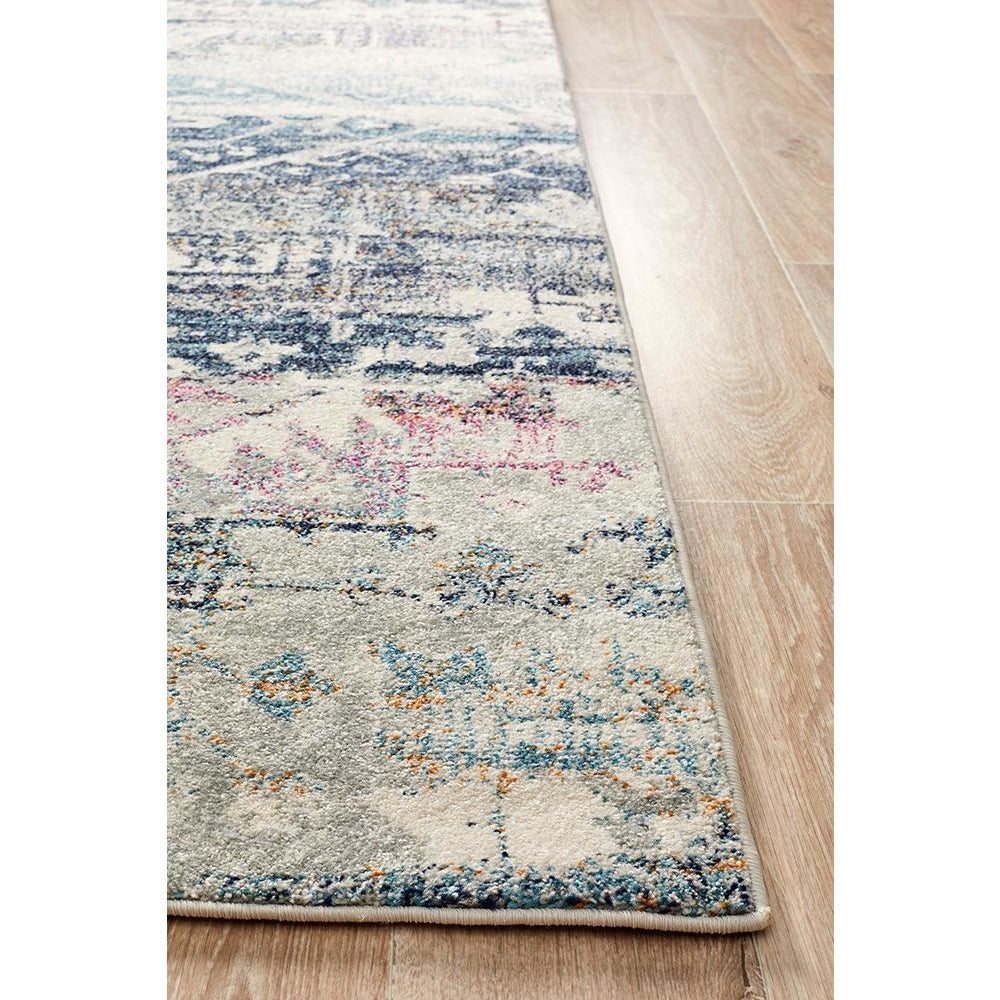 Adoni 155 Transitional Bohemian Blue Rug - Rugs Of Beauty - 3