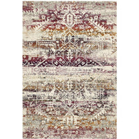Adoni 155 Transitional Fuchsia Multi Coloured Rug - Rugs Of Beauty - 1