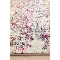Adoni 155 Transitional Bohemian Fuchsia Multi Coloured Rug - Rugs Of Beauty - 5