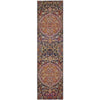 Adoni 157 Transitional Pink Rust Multi Coloured Runner Rug - Rugs Of Beauty - 1
