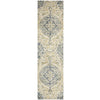 Adoni 157 Transitional Blue Beige Runner Rug - Rugs Of Beauty - 1