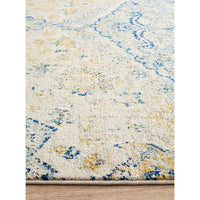 Adoni 157 Transitional Bohemian Blue Beige Rug - Rugs Of Beauty - 5