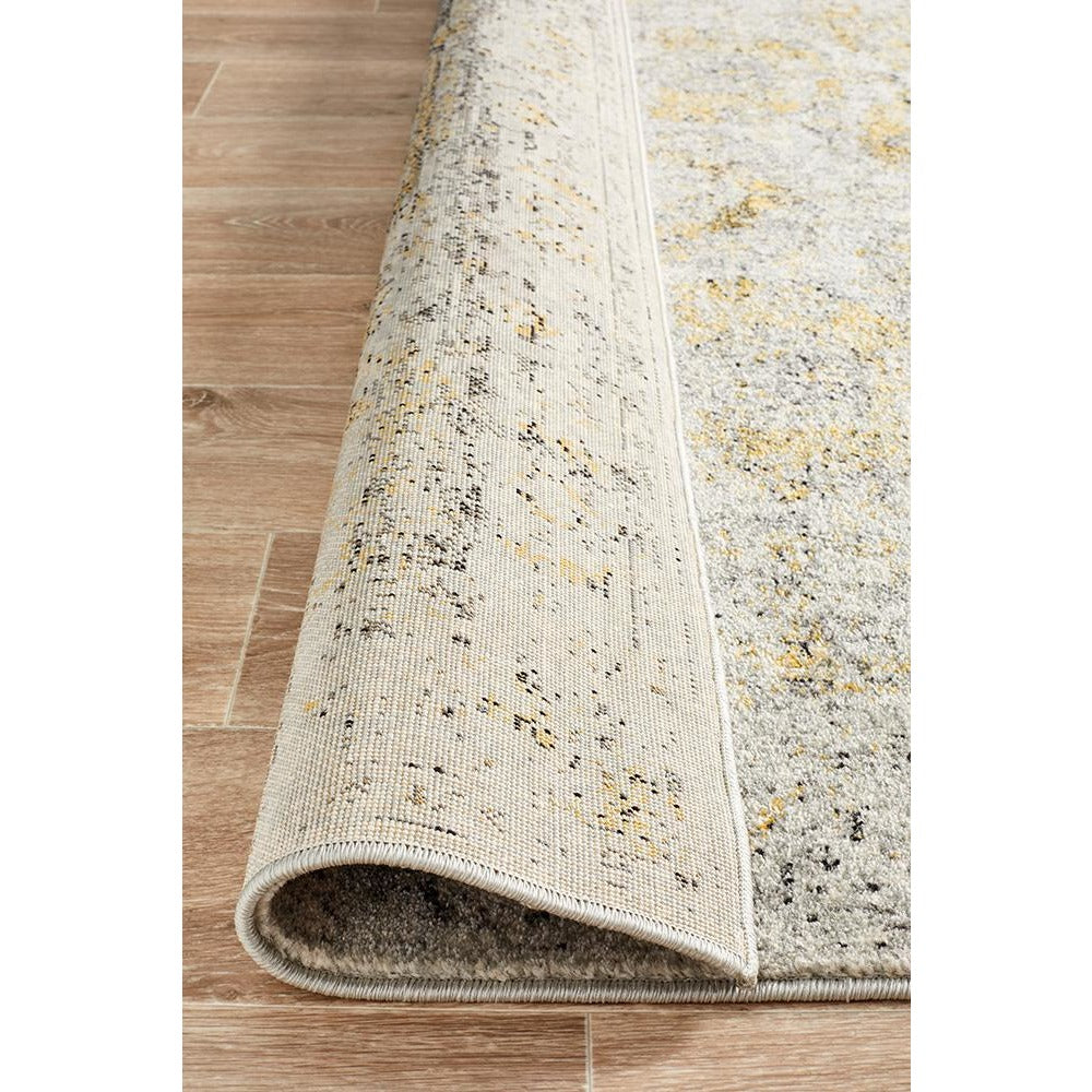 Adoni 158 Transitional Bohemian Silver Grey Rug - Rugs Of Beauty - 7