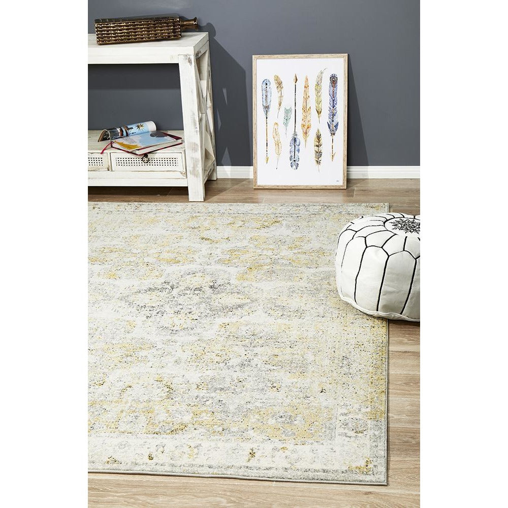 Adoni 158 Bohemian Silver Grey Rug - Rugs Of Beauty - 2