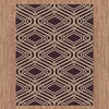 Corby 1364 Dark Brown Modern Patterned Rug - Rugs Of Beauty - 3