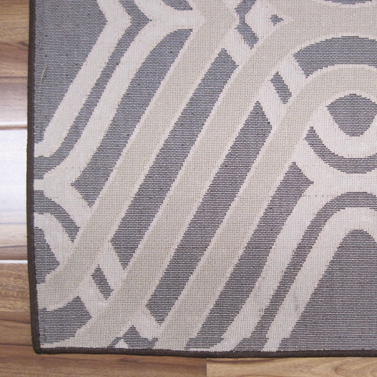 Corby 1364 Dark Brown Modern Patterned Rug - Rugs Of Beauty - 6