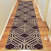 Corby 1364 Dark Brown Modern Patterned Rug - Rugs Of Beauty - 8