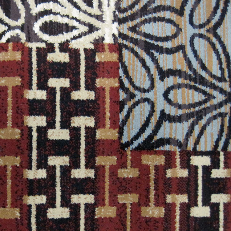 Corby 1357 Earth Coloured Modern Patterned Rug - Rugs Of Beauty - 6