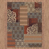 Corby 1357 Earth Coloured Modern Patterned Rug - Rugs Of Beauty - 3