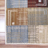 Corby 1356 Beige Modern Patchwork Patterned Rug - Rugs Of Beauty - 6