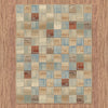 Corby 1356 Beige Modern Patchwork Patterned Rug - Rugs Of Beauty - 3