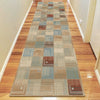 Corby 1356 Beige Modern Patchwork Patterned Rug - Rugs Of Beauty - 8