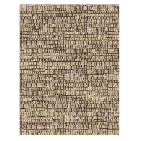 Corby 1363 Light Brown Modern Patterned Rug - Rugs Of Beauty - 1