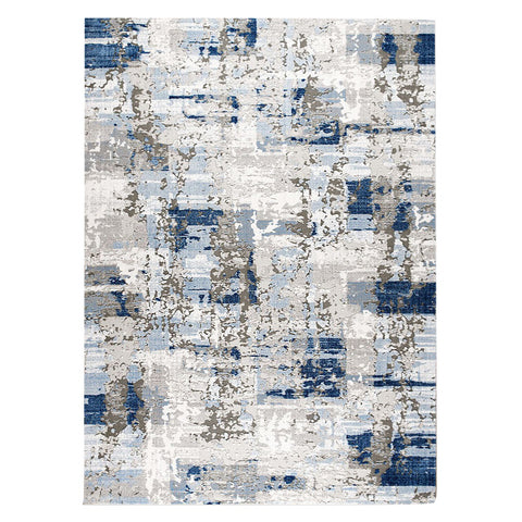 Lincoln 2722 Blue Modern Patterned Rug - Rugs Of Beauty - 1