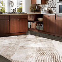 Lincoln 2724 Beige Modern Patterned Rug - Rugs Of Beauty - 2