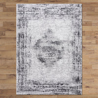 Lincoln 2725 Grey Modern Patterned Rug - Rugs Of Beauty - 3