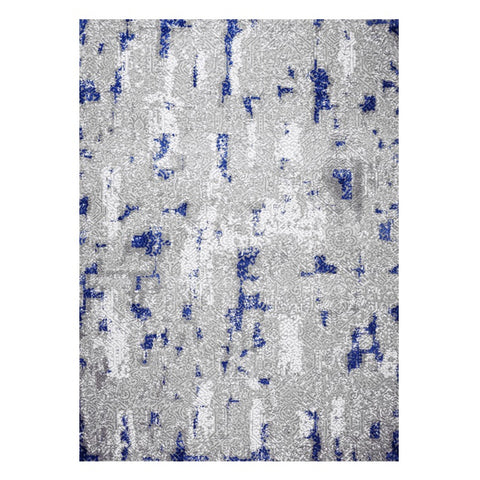 Lincoln 2728 Blue Modern Patterned Rug - Rugs Of Beauty - 1