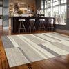 Caldwell Grey Beige Abstract Patterned Modern Rug - 2