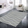 Caldwell Grey Thin Wave Abstract Patterned Modern Rug - 2
