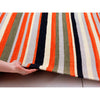 Nomad 1 Red Striped Flatweave Designer Rug - Rugs Of Beauty - 2