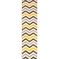Flat Weave Design Rug Yellow Brown - Rugs Of Beauty