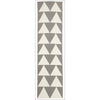 Pyramid Flat Weave Rug Grey - Rugs Of Beauty