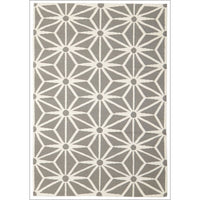 Dandelion Flat Weave Wool Rug Grey - Rugs Of Beauty