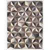 Dimensions Flat Weave Designer Wool Rug Grey - Rugs Of Beauty