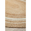 Burleigh 1220 Natural White Border Jute Oval Rug - Rugs Of Beauty - 5