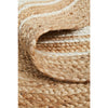Burleigh 1220 Natural White Border Jute Oval Rug - Rugs Of Beauty - 9
