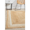 Burleigh 1220 Natural White Border Jute Rug - Rugs Of Beauty - 4