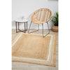 Burleigh 1220 Natural White Border Jute Rug - Rugs Of Beauty - 3