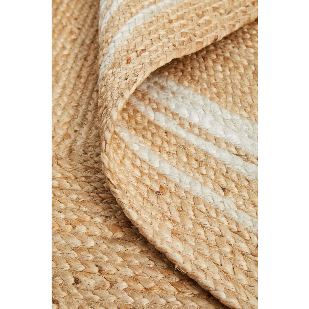 Burleigh 1220 Natural White Border Jute Rug - Rugs Of Beauty - 9