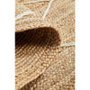 Burleigh 1222 Trellis Patterned White Natural Jute Runner Rug - Rugs Of Beauty - 9