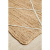 Burleigh 1222 Trellis Patterned White Natural Jute Rug - Rugs Of Beauty - 5