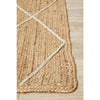Burleigh 1222 Trellis Patterned White Natural Jute Rug - Rugs Of Beauty - 6