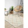 Burleigh 1223 Trellis Patterned White Natural Jute Rug - Rugs Of Beauty - 3