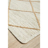 Burleigh 1223 Trellis Patterned White Natural Jute Rug - Rugs Of Beauty - 6