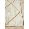 Burleigh 1223 Trellis Patterned White Natural Jute Rug - Rugs Of Beauty - 7